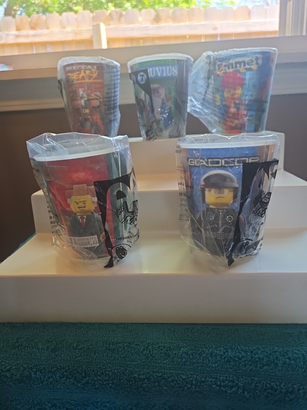 LEGO Movie Character Cups - Set of 5